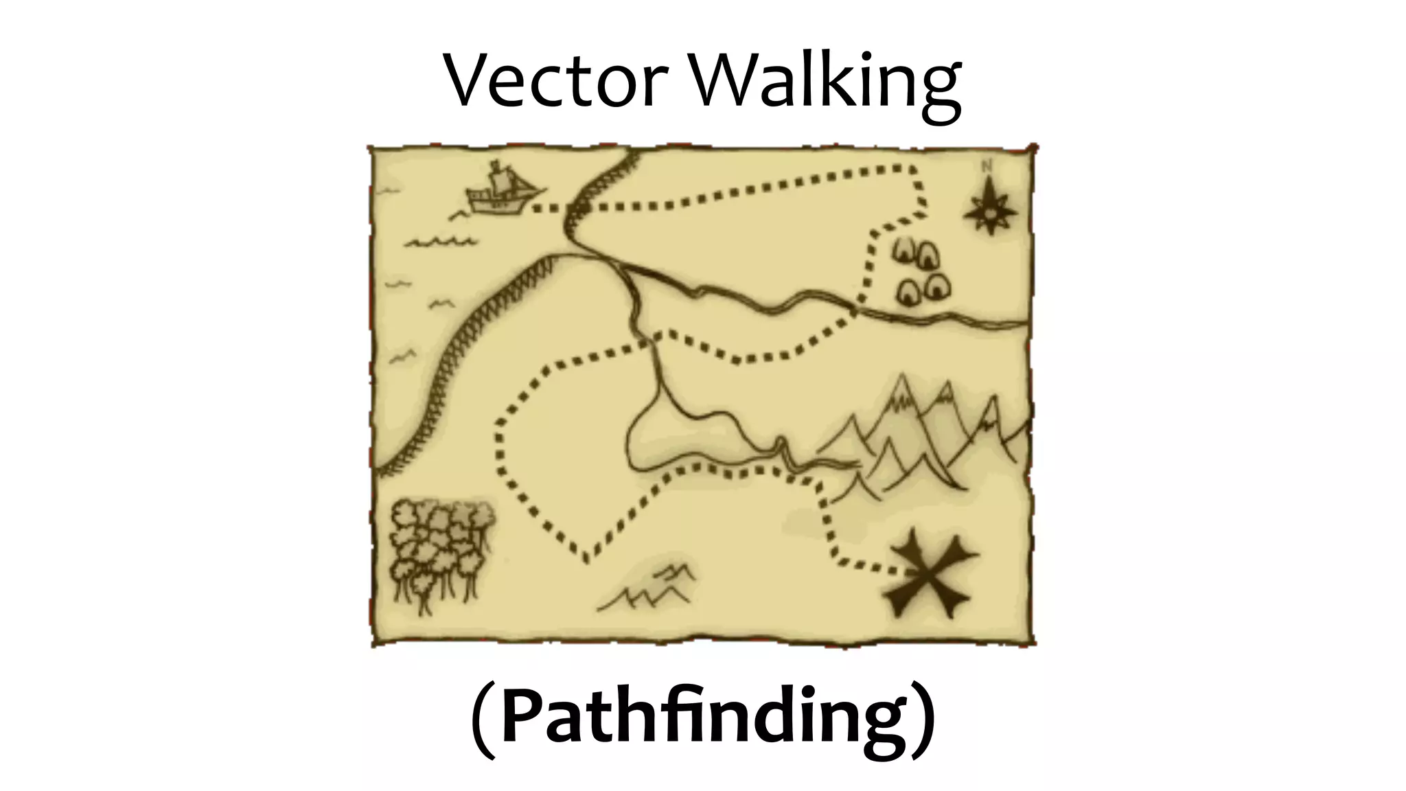 (Pathﬁnding)
Vector	Walking
 
