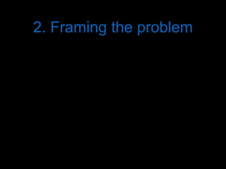 2. Framing the problem
 