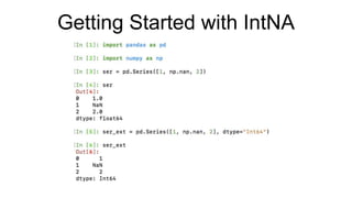 Getting Started with IntNA
 