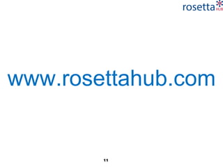 11
www.rosettahub.com
 
