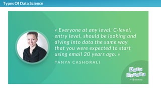 Types Of Data Science
1.
 