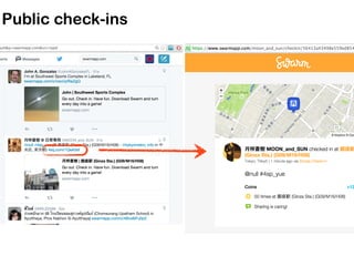 Public check-ins
 