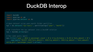 DuckDB Interop
 