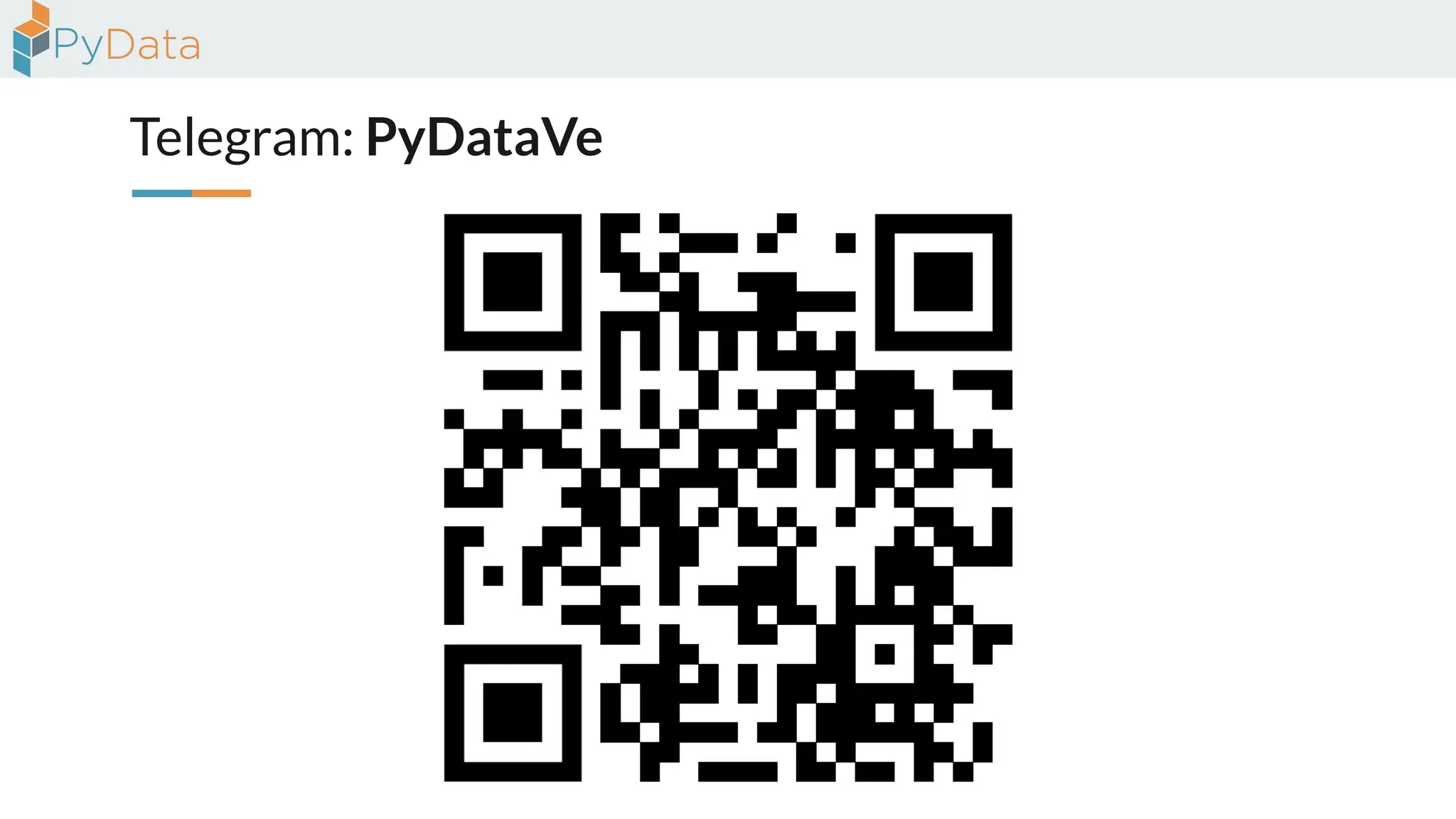 Telegram: PyDataVe
 
