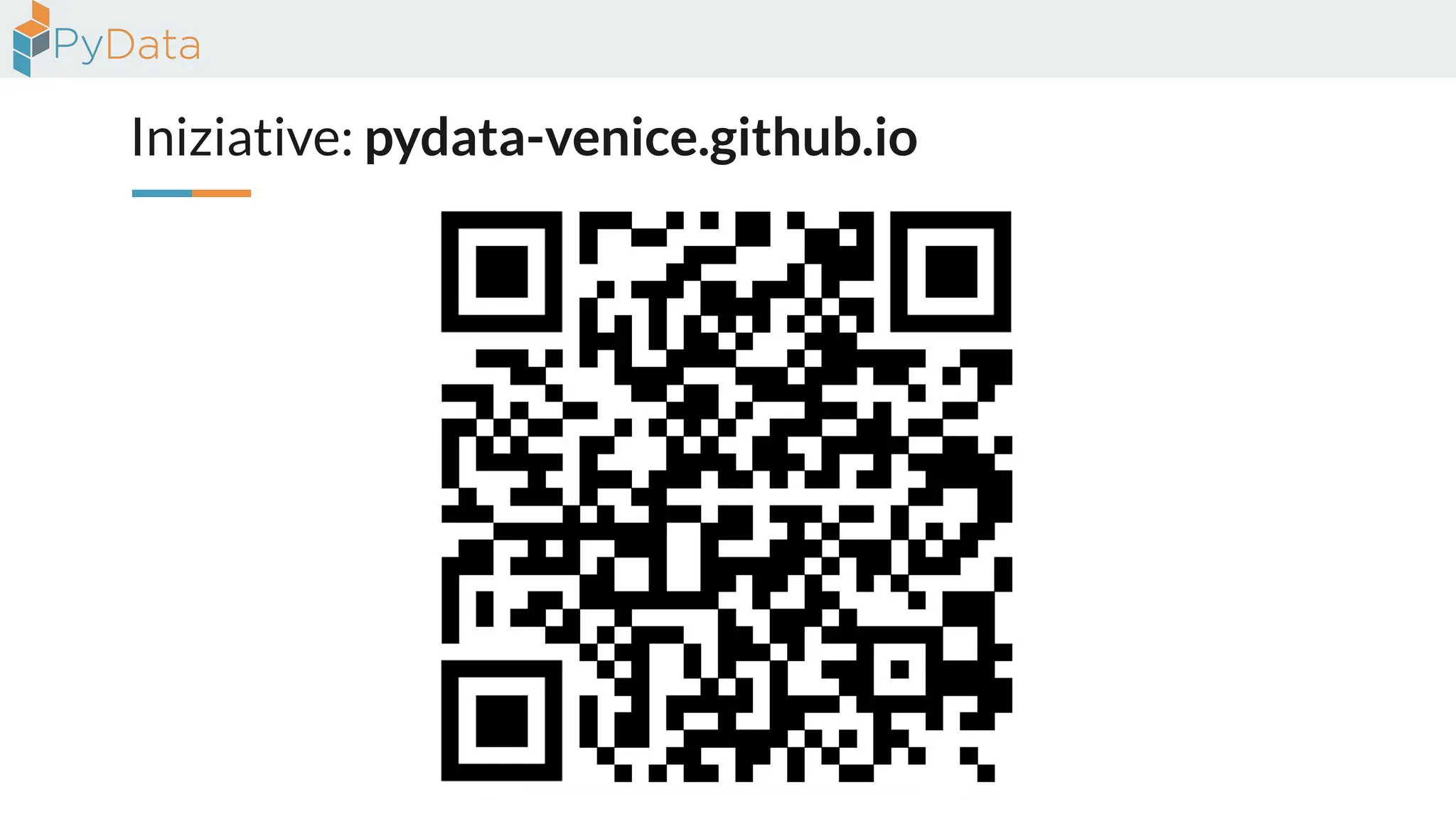 Iniziative: pydata-venice.github.io
 