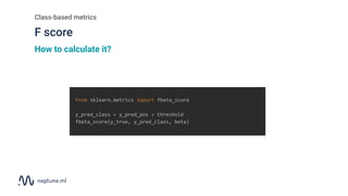 learn about binary classification | evaluation metrics... Evaluation metrics for binary classification - the ultimate guide | PDF