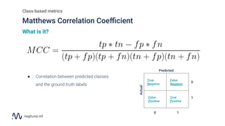 Evaluation metrics for binary classification - the ultimate guide | PDF
