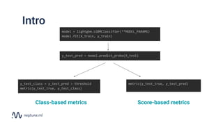 Evaluation metrics for binary classification - the ultimate guide | PDF