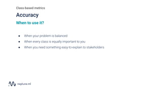 learn about binary classification | evaluation metrics... Evaluation metrics for binary classification: The ultimate guide | PDF