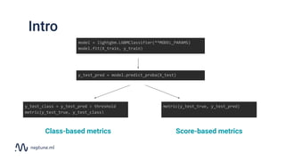 Evaluation metrics for binary classification: The ultimate guide | PDF