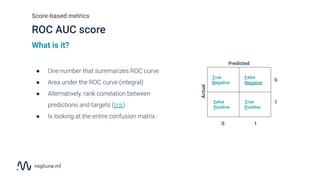 Evaluation metrics for binary classification: The ultimate guide | PDF