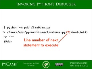 Python Debugging Fundamentals | PDF