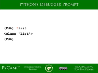 Python Debugging Fundamentals | PDF