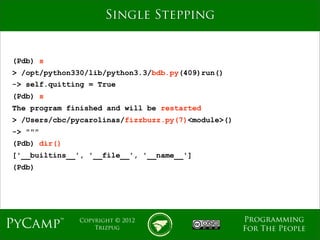 Python Debugging Fundamentals | PDF