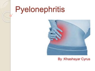 Pyelonephritis
By :Khashayar Cyrus
 