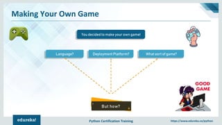 Python Platformer Game Tutorial for Beginners 