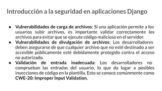 PyGoat Analizando la seguridad en aplicaciones Django.pdf
