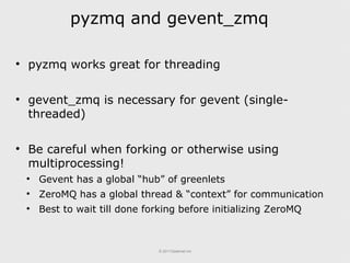 Real-Time Python Web: Gevent and Socket.io Slide 17