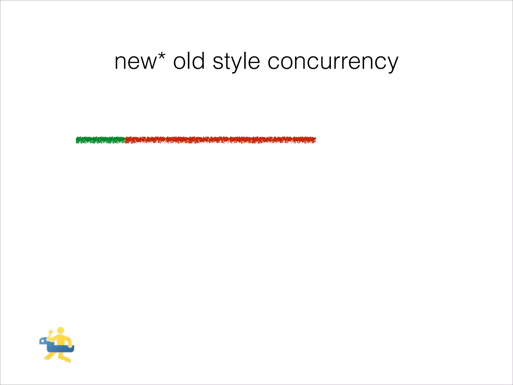 new* old style concurrency

 