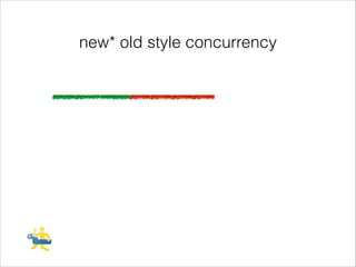 new* old style concurrency

 