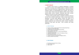 BAHÇELİEVLER BELEDİYESİ STRATEJİK PLAN 2015 - 2019
77
6
II. SWOT ANALİZİ
Kuruluşun mevcut durumunu ve geleceğini etkileyebilecek, iç ortamdan
kaynaklanan ve kuruluşun kontrol edebildiği koşulların ve eğilimlerin incelenerek
güçlü ve zayıf yönlerin belirlenmesi ve değerlendirilmesidir. Güçlü yönler kuruluşun
amaçlarına ulaşması için yararlanılabileceği olumlu hususlardır. Zayıf yönler ise
kuruluşun başarılı olmasına engel teşkil edebilecek eksiklikler, diğer bir ifadeyle,
aşılması gereken olumsuz hususlardır. Belirlenecek güçlü yönler kuruluşun
hedeflerine, zayıf yönler ise kuruluşun alacağı tedbirlere ışık tutacaktır.
Kuruluşun kontrolü dışındaki koşulların ve eğilimlerin incelenerek, kuruluş için
kritik olan fırsat ve tehditlerin belirlenmesidir. Fırsatlar, kuruluşun kontrolü dışında
gerçekleşen ve kuruluşa avantaj sağlaması muhtemel olan etkenler ya da
durumlardır. Tehditler ise, kuruluşun kontrolü dışında gerçekleşen, olumsuz
etkilerinin engellenmesi veya sınırlandırılması gereken unsurlardır. Bahçelievler
Belediyesinin Güçlü yanları, zayıf yanları , fırsat ve tehditlerin neler olduğu
belirlenmiştir
1. GÜÇLÜ YANLAR
 Nicelik Ve Nitelik Açısından Güçlü Bir İnsan Kaynağına Sahip Olması
 Teknolojik Alt Yapıya Sahip Olması
 Kişi Başın Düşen Yeşil Alan Miktarının Fazla Olması
 Fiziki Alt Yapının Güçlü Olması
 Hizmet Binalarının Aynı Yerde Ve Yeterli Seviyede Bulunması
 Araç Parkının Güçlü Olması
 Vatandaşla İlişkilerde Sürekli Yükselen Bir Grafiğimizin Olması
 Mali Yapının Güçlü Olması
 Personelin Motivasyonunun Yüksek Olması
 Çalışanlar Arasında Ücret Dengesinin İyi Sağlanmış Olması
 Kurum içi İletişimin Güçlü Olması
2. ZAYIF YÖNLER
 İller Bankasından Gelen Gelirin Az Olması
 Deprem bölgesi olması
 Sanayi tesisleri
 