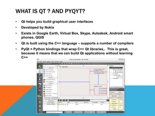 I ♥ Maps: Quantum GIS + Python | PPT
