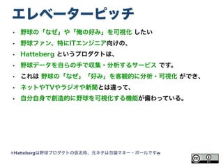 ※Hattebergは野球プロダクトの仮名称、元ネタは勿論マネー・ボールですw
 