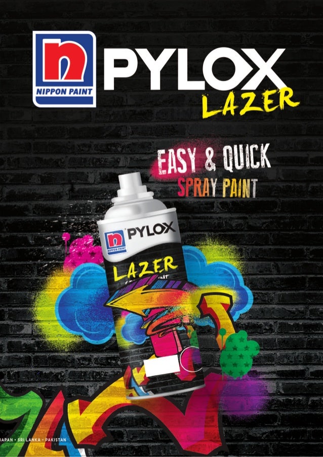  Nippon  Paint  Pylox Collection Easy  and Quick Spray Paint 