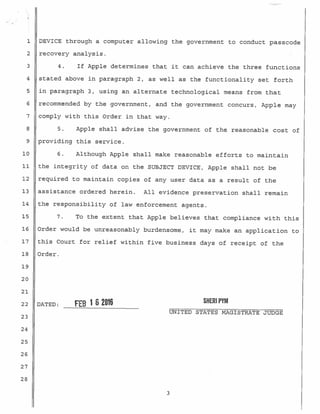 Judge Pym order iphone