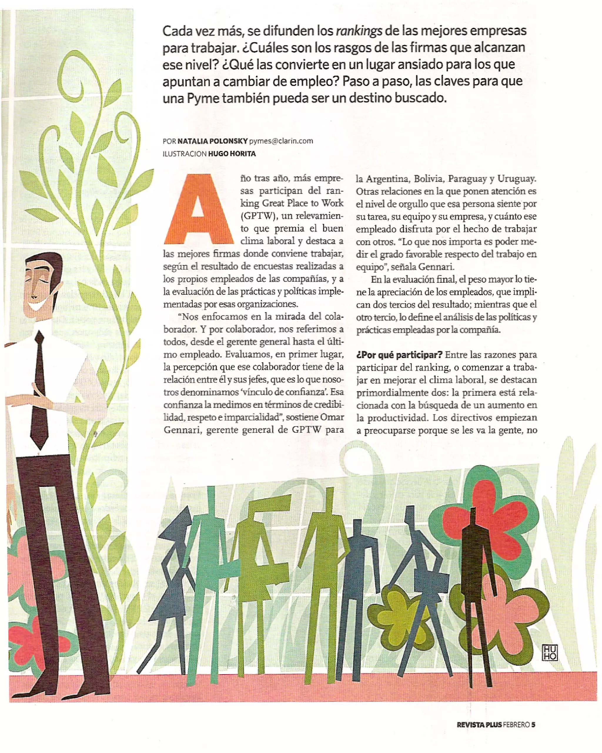 "Quiero ser una empresa deseada" Pymes Plus Feb.2012