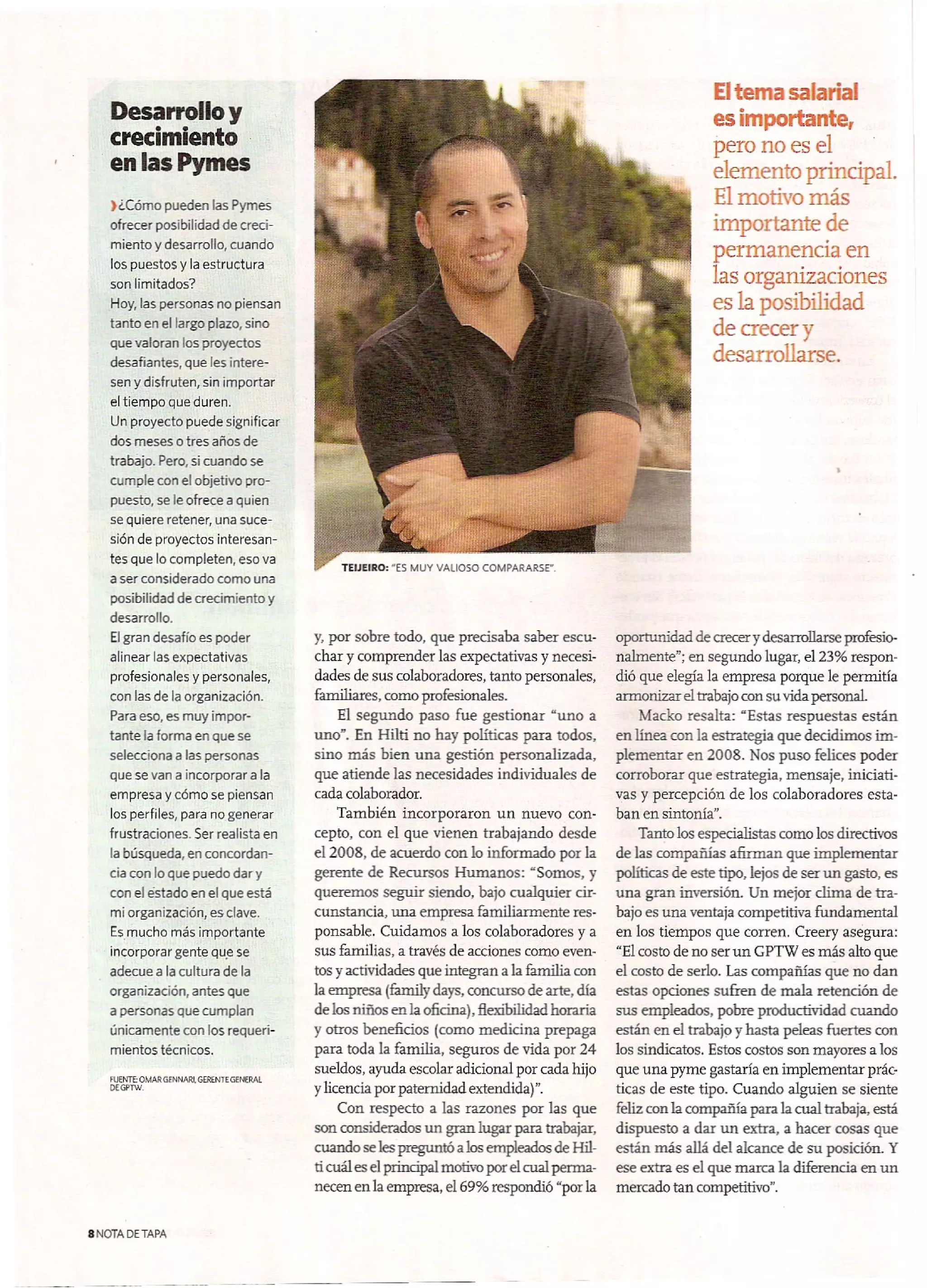 "Quiero ser una empresa deseada" Pymes Plus Feb.2012