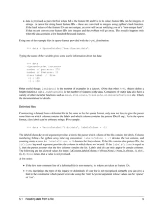 PyML - a Python Machine Learning package | PDF