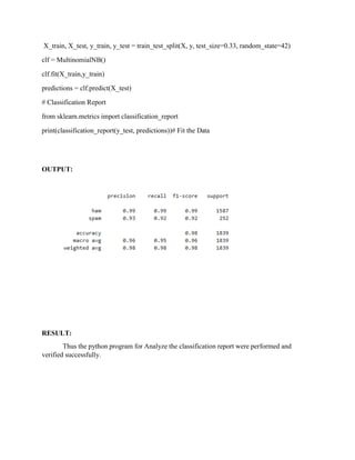 Python Frameworks for Machine Learning Labmanuel | PDF