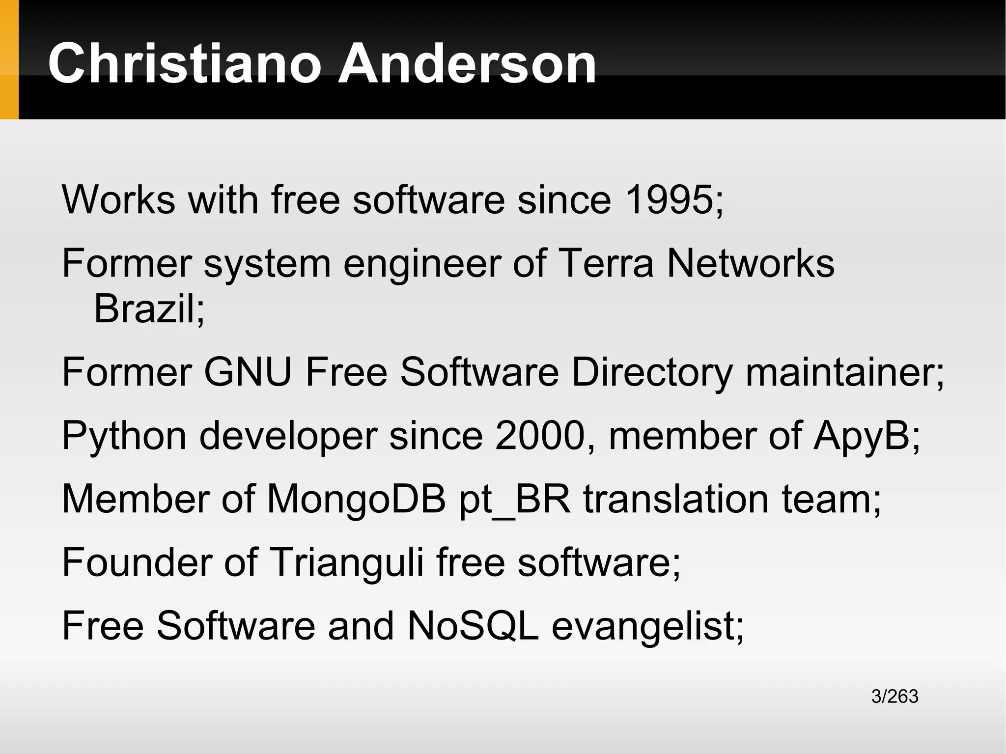 Python and MongoDB | PPT