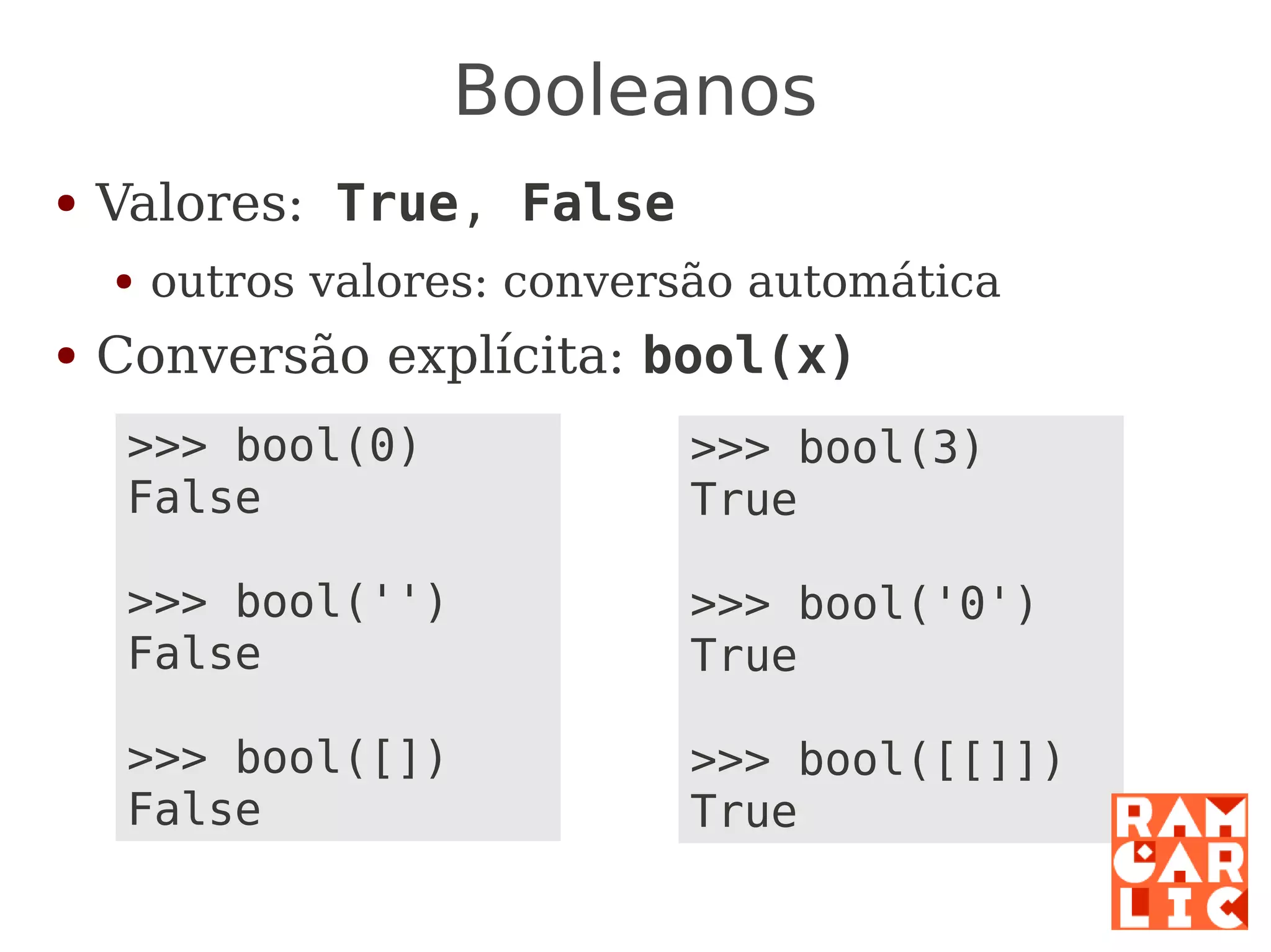 Python: a primeira mordida