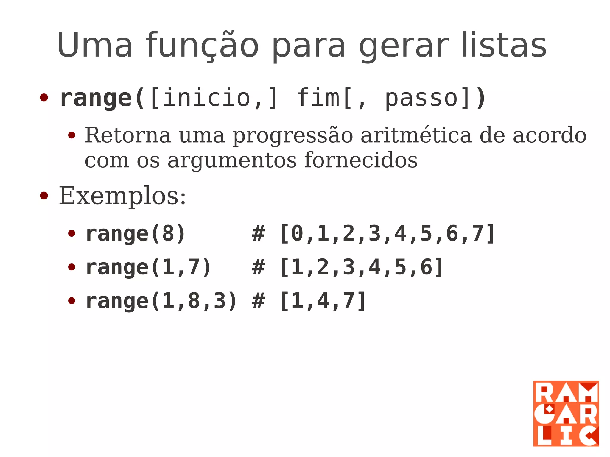 Python: a primeira mordida