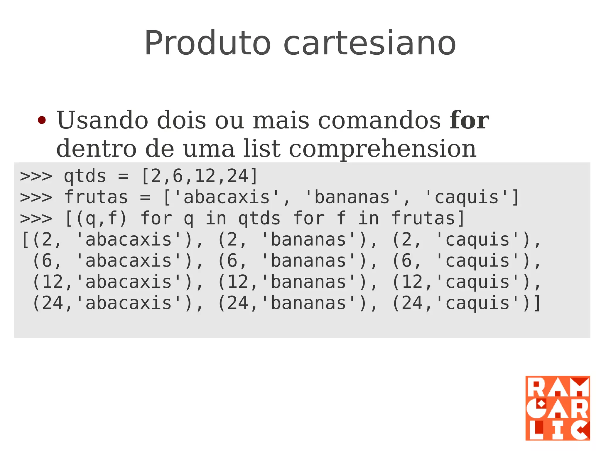 Python: a primeira mordida