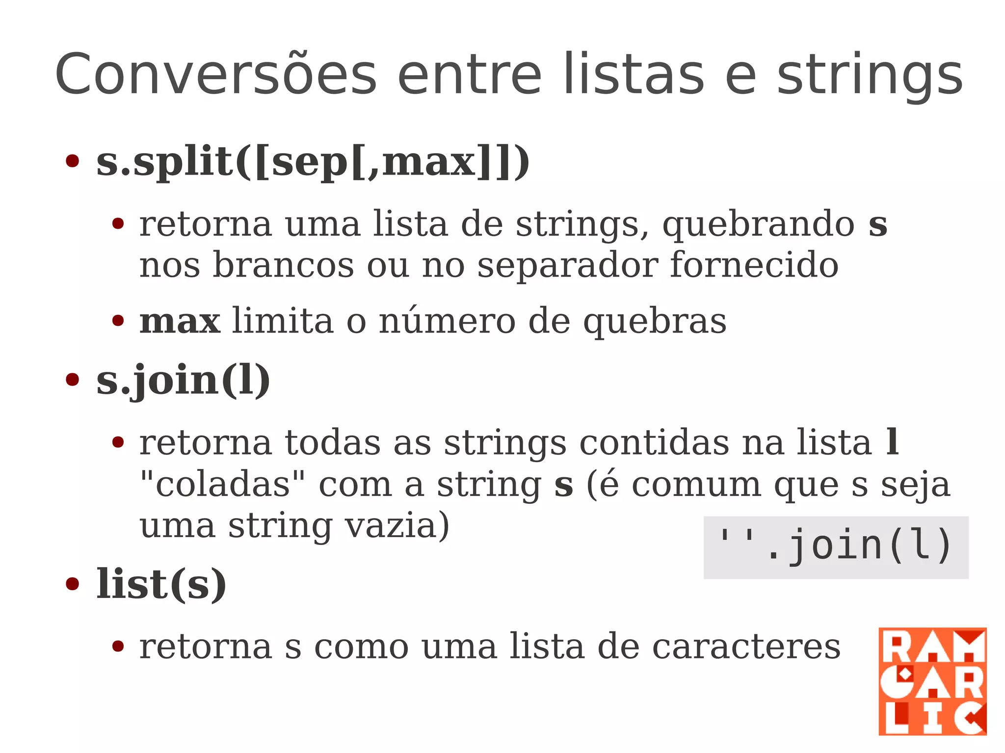Python: a primeira mordida