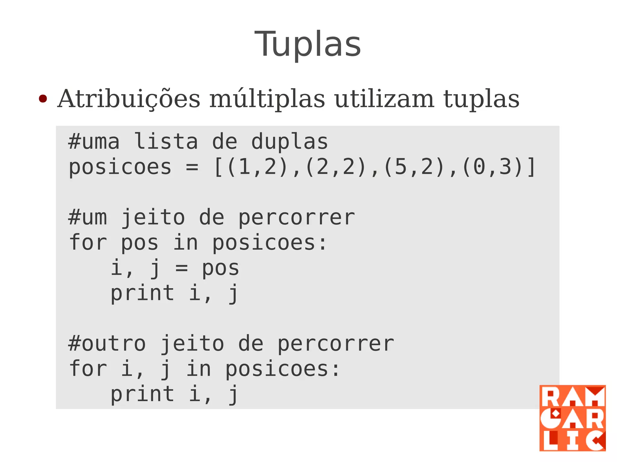 Python: a primeira mordida