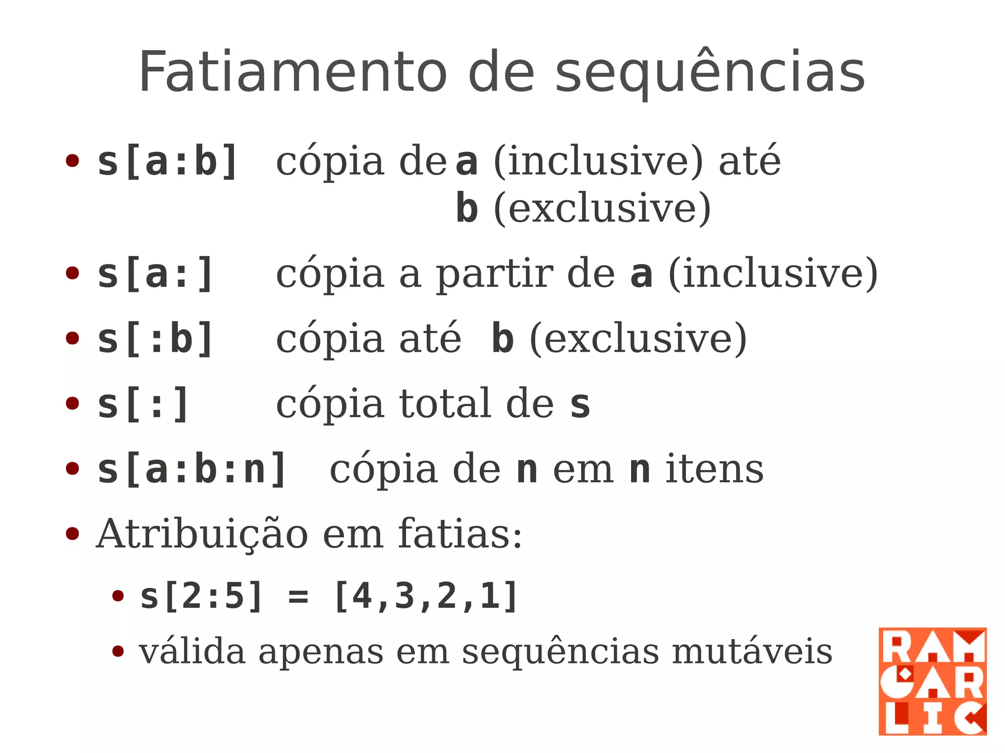 Python: a primeira mordida