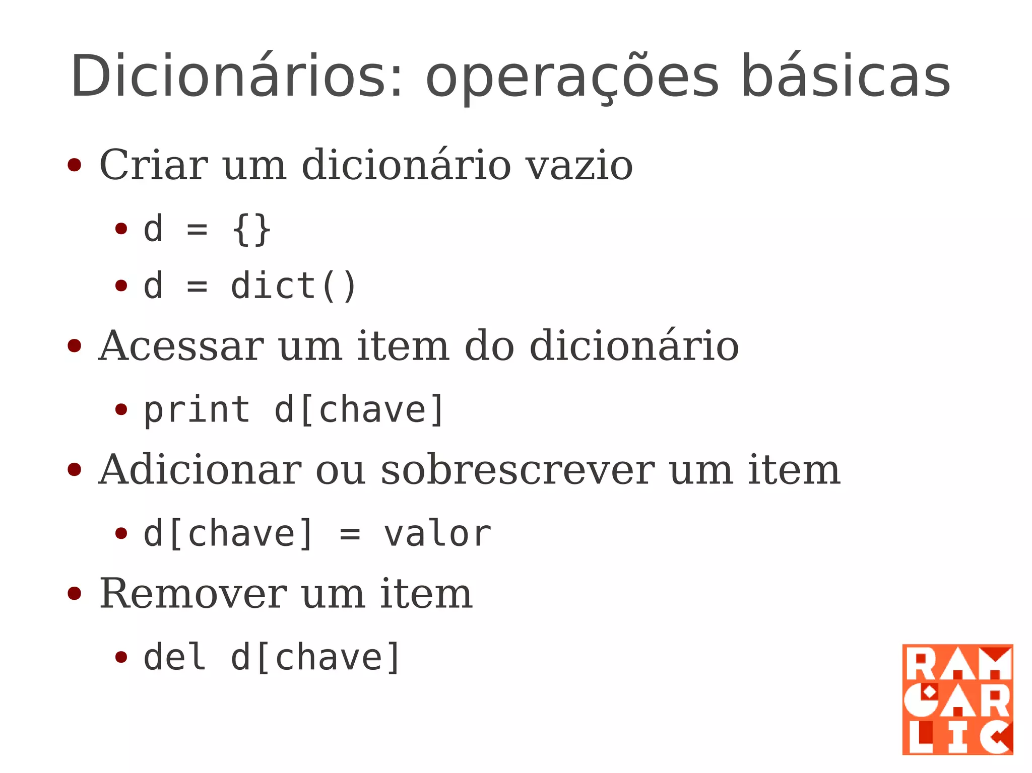 Python: a primeira mordida