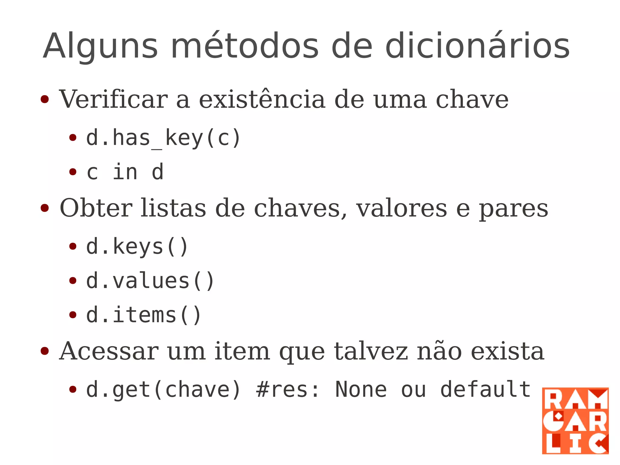 Python: a primeira mordida