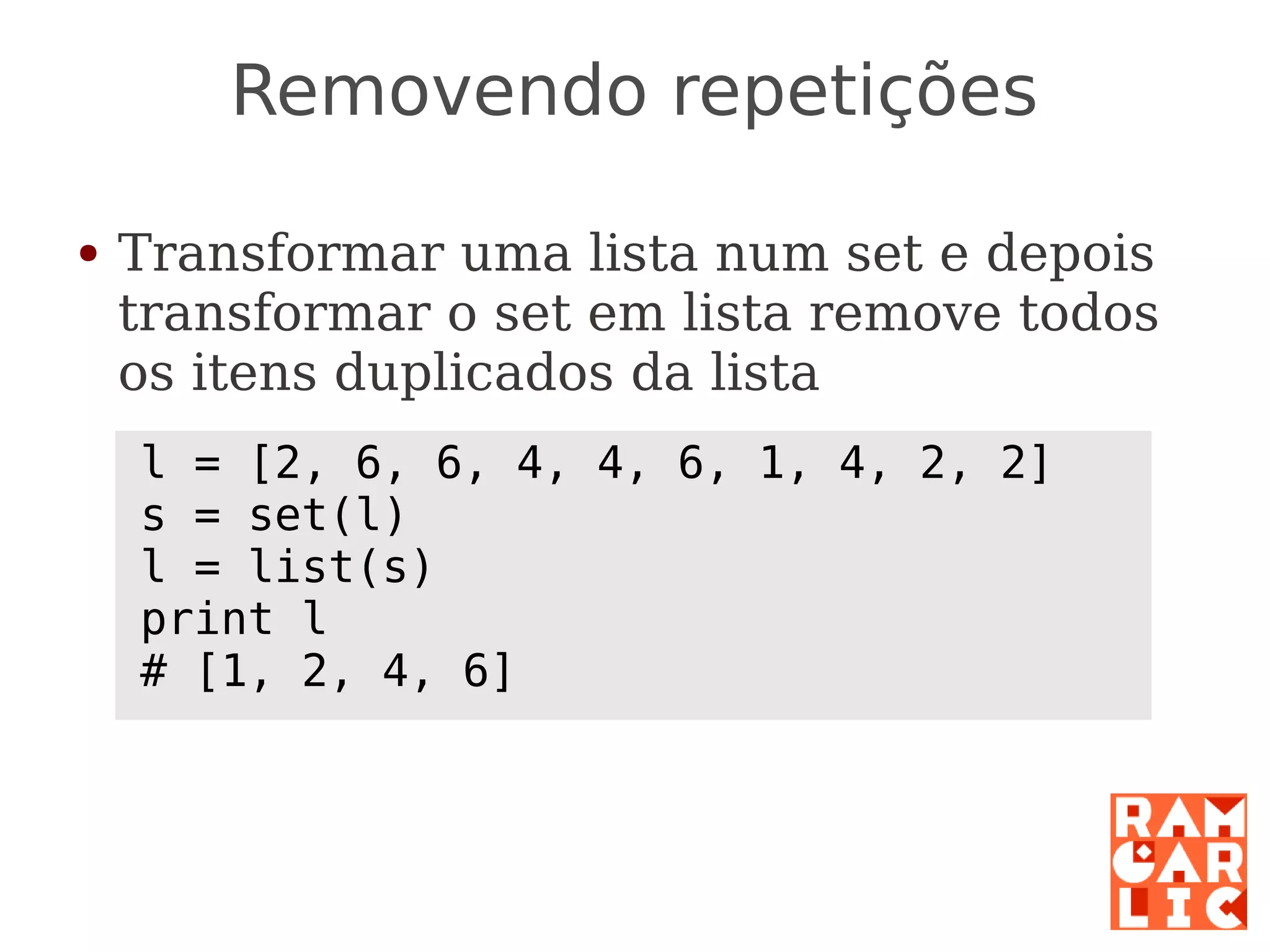 Python: a primeira mordida