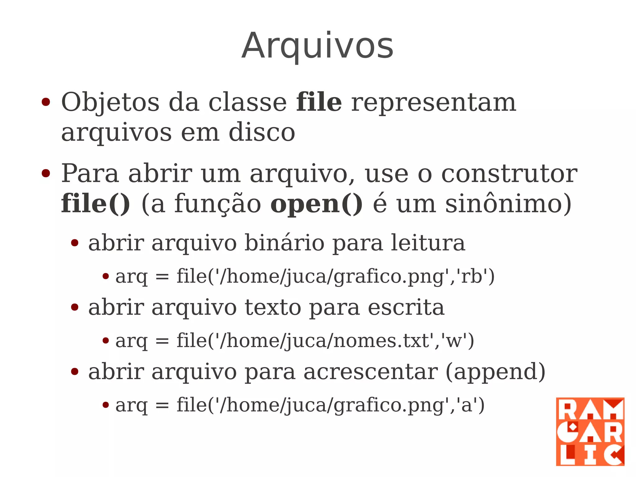 Python: a primeira mordida