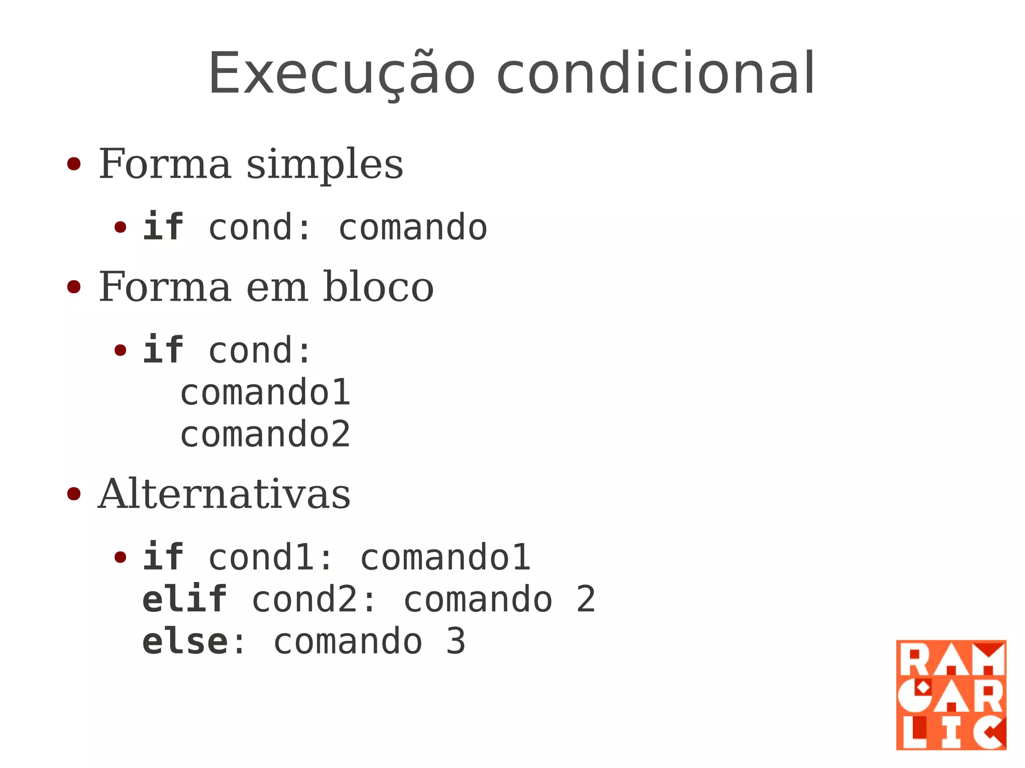 Python: a primeira mordida