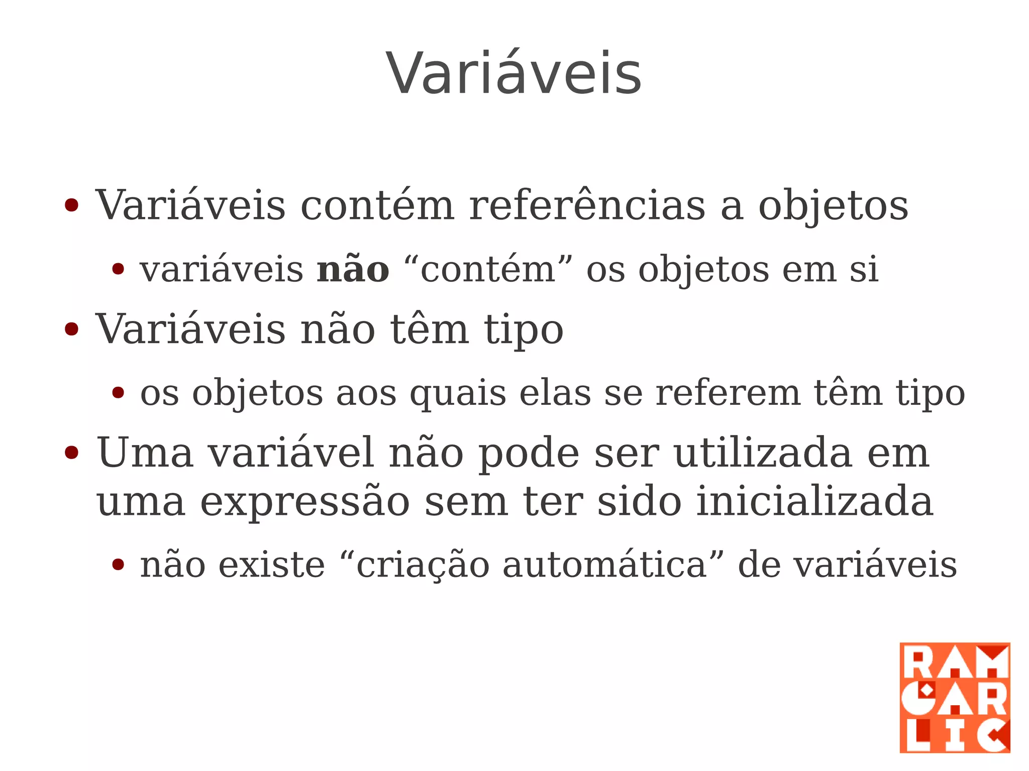 Python: a primeira mordida