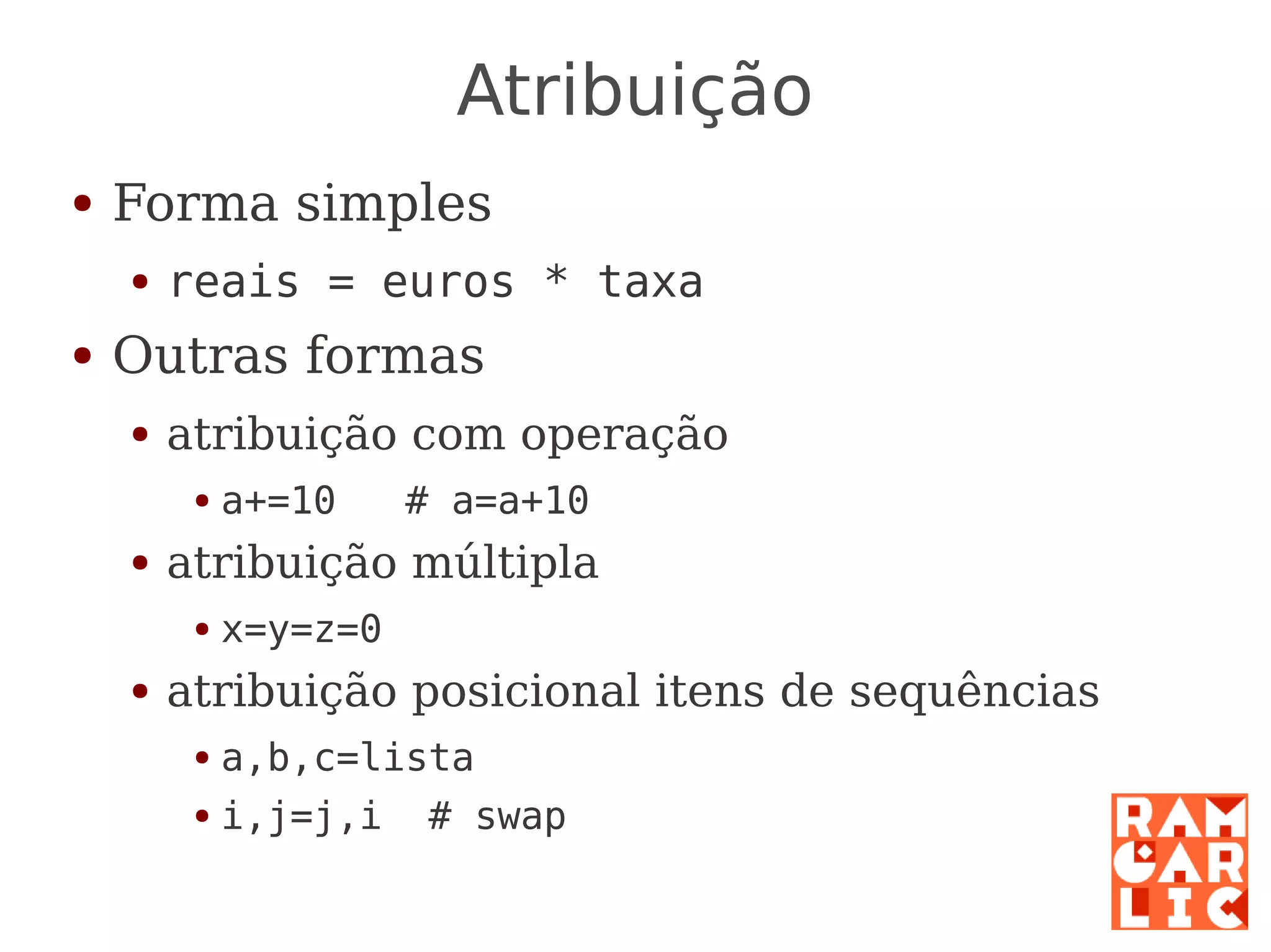 Python: a primeira mordida