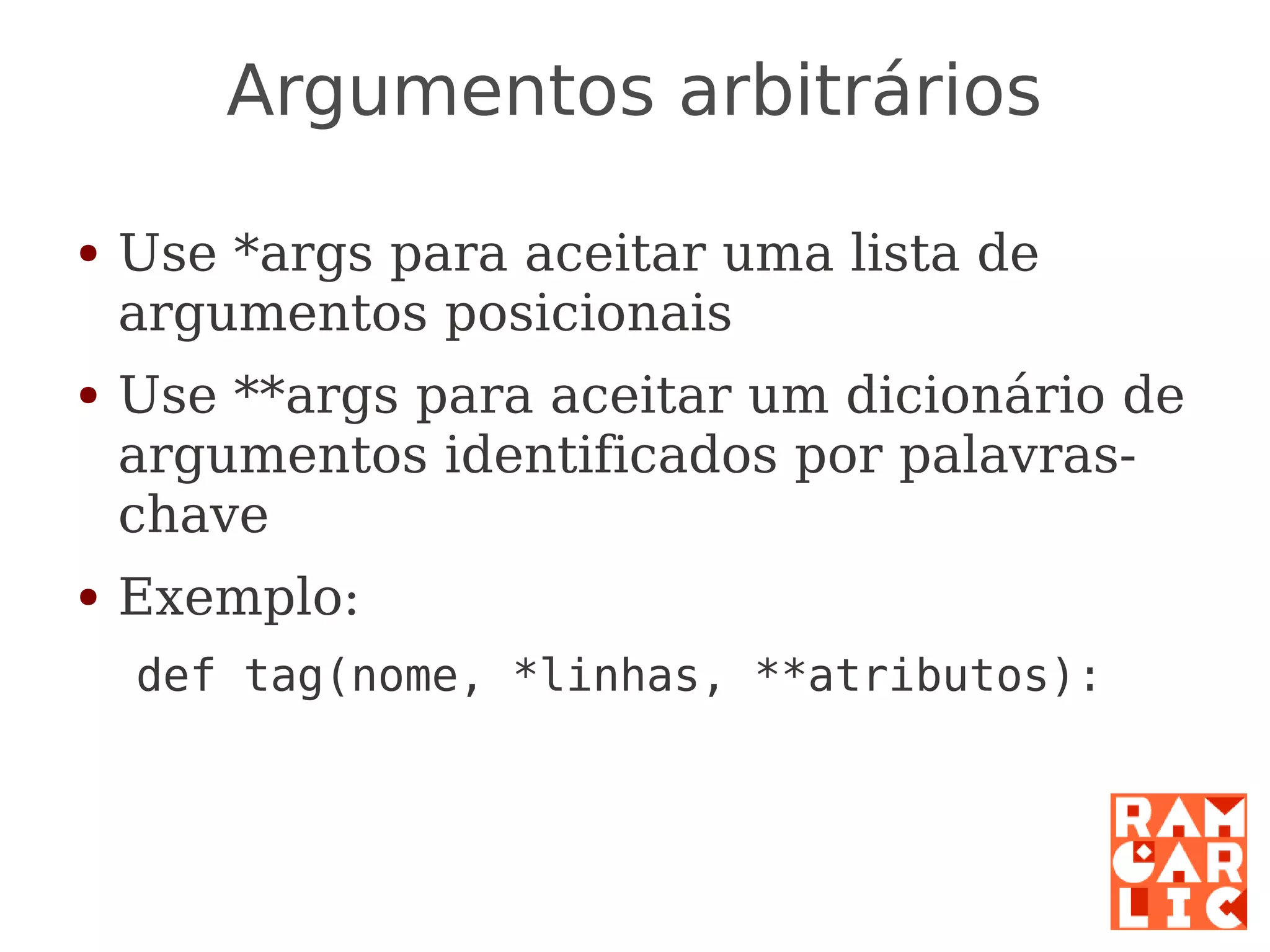 Python: a primeira mordida