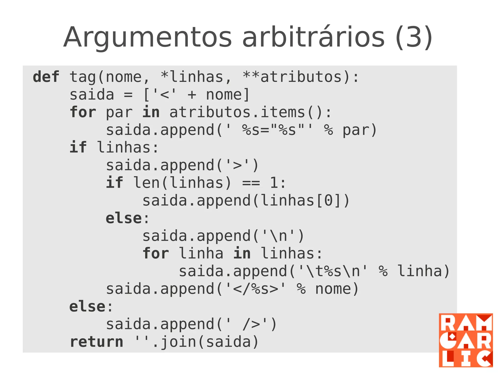 Python: a primeira mordida