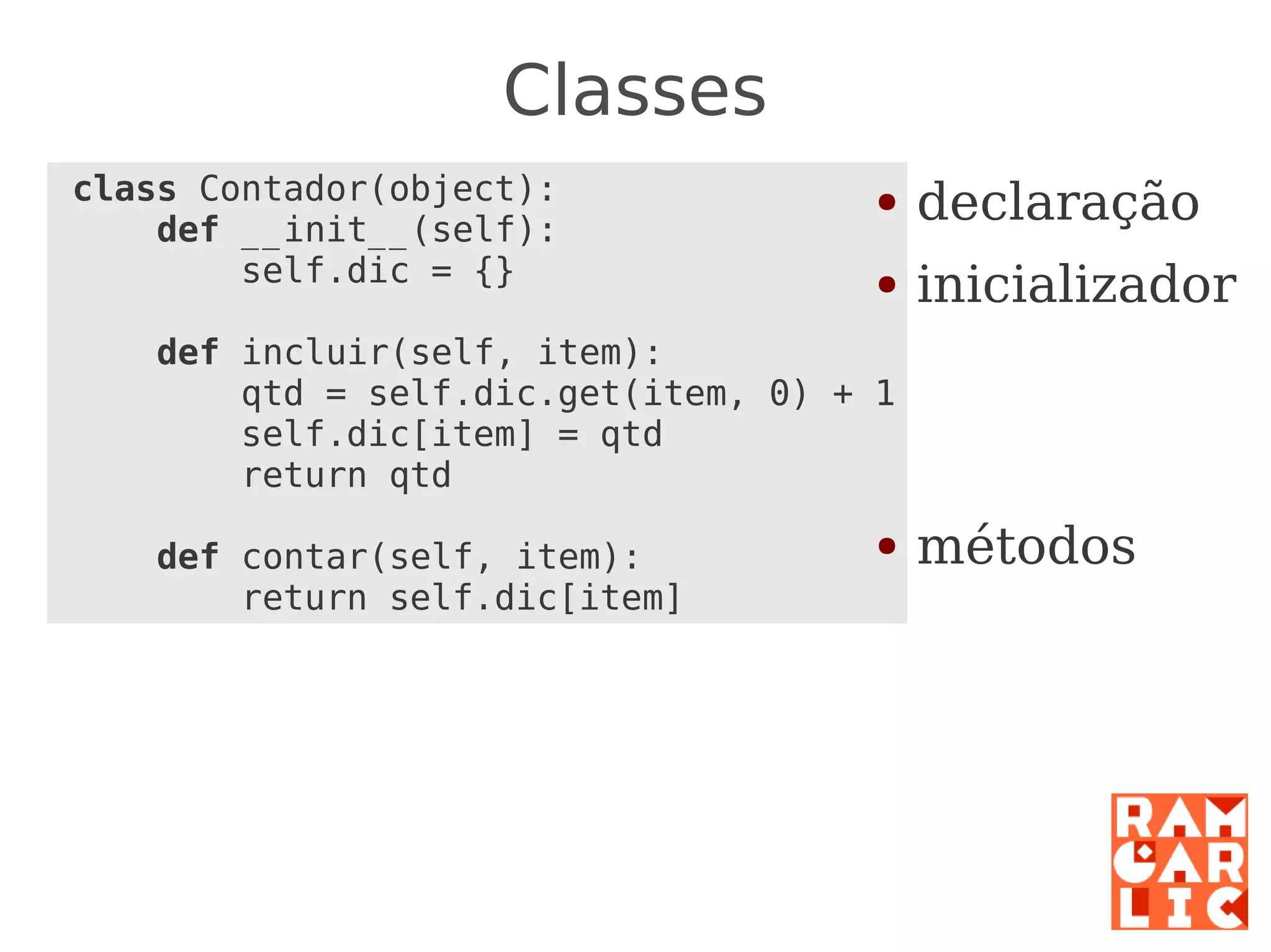 Python: a primeira mordida